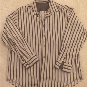 Tommy Bahama Mens Shirt Size Button Down 100% Silk