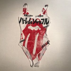 Rolling Stones Inspired Bodysuit