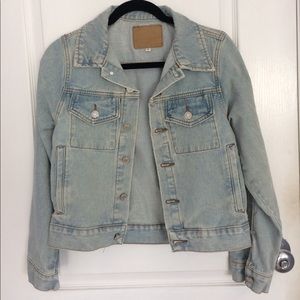 light wash denim jacket