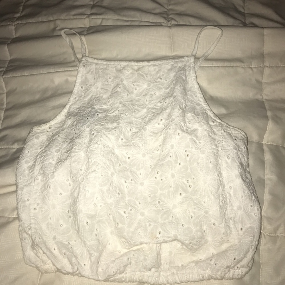 White tank top