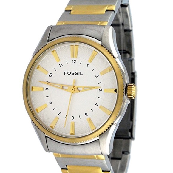 Fossil Other - ❣️SOLD❣️Men's Fossil Two Tone Analog Watch