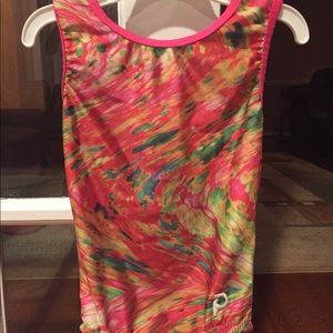 "Lavalicious" Pink Gymnastics Leotard Plum