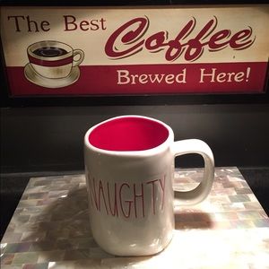 NEW Rae Dunn Artisan Collection Mug Naughty/Nice