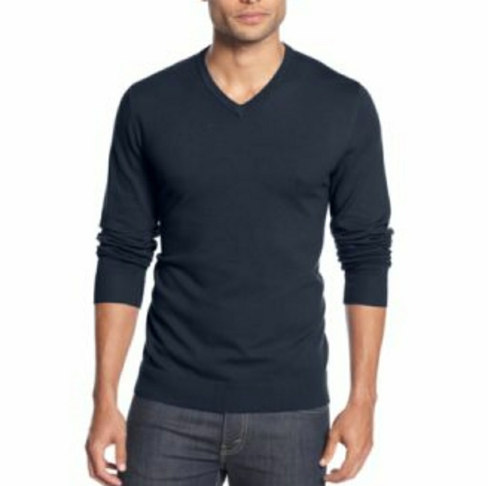 Clubroom Ribbed V-neck sweater