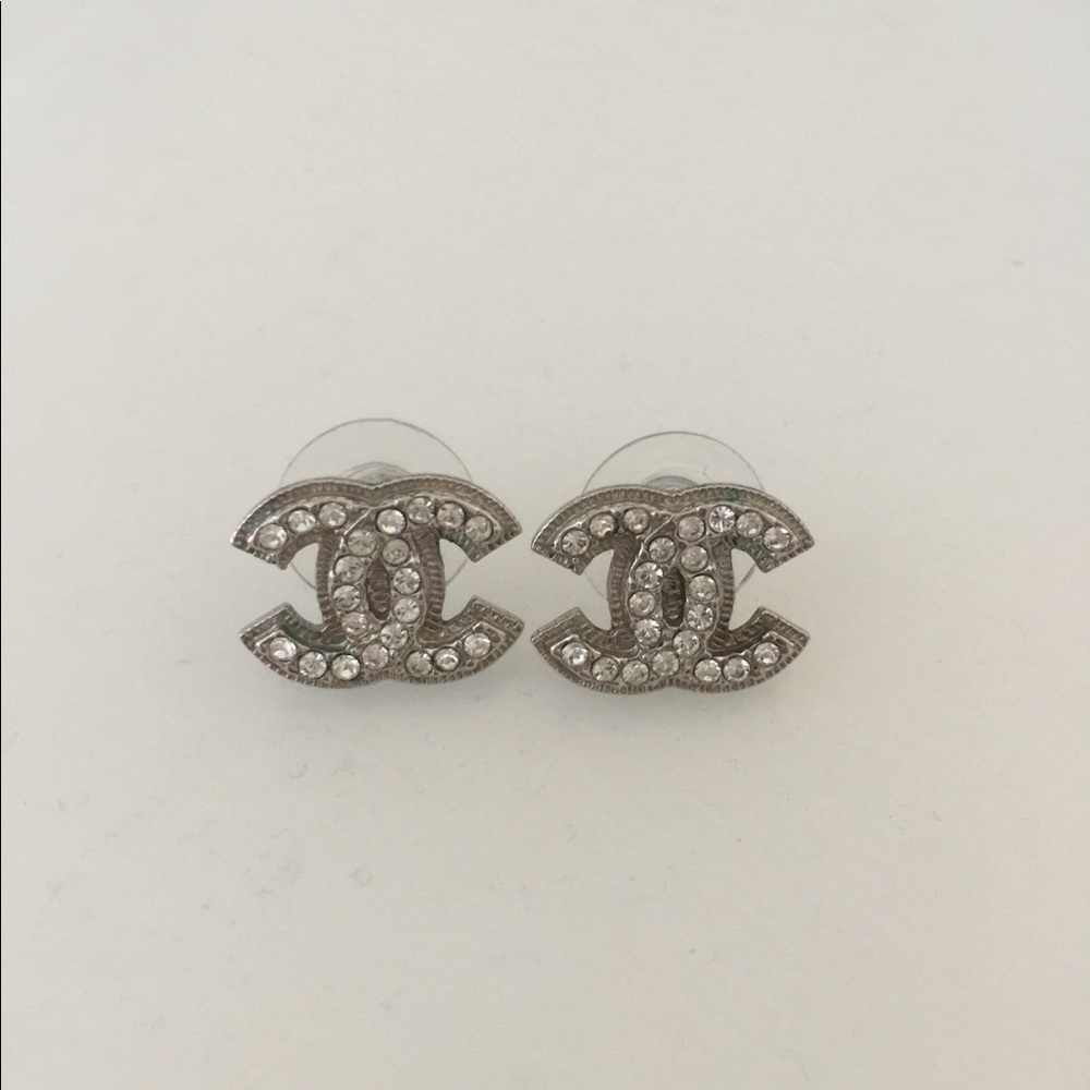 CHANEL A37272 double CC logo earring with receipt