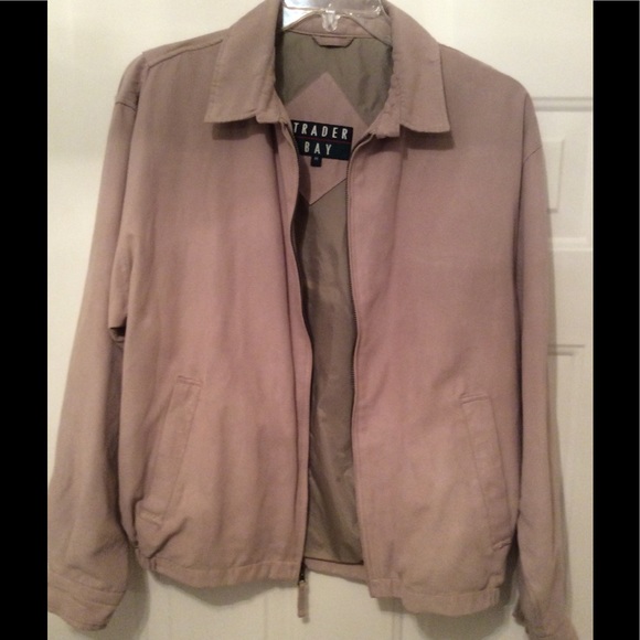 🆕NEW-MEN’S SUEDE LIKE- ZIP UP MEN’S JACKET—NWOT- - Picture 5 of 8