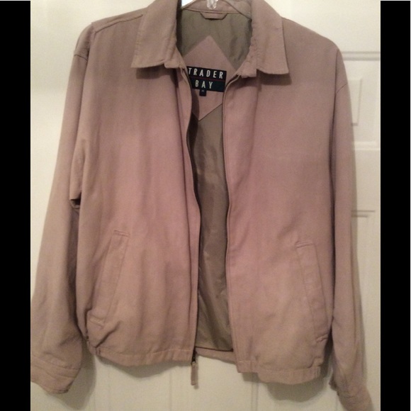 🆕NEW-MEN’S SUEDE LIKE- ZIP UP MEN’S JACKET—NWOT- - Picture 7 of 8