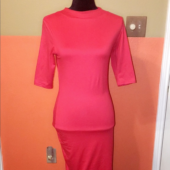 Red Bodycon Dress - Picture 1 of 2