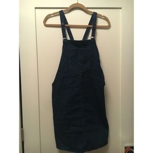 Forever 21 Denim Overall Dress