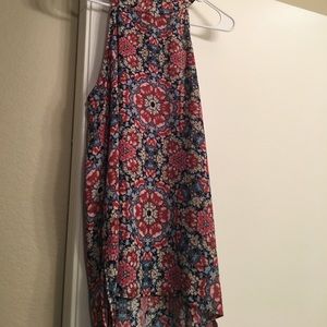 Floral print tank top