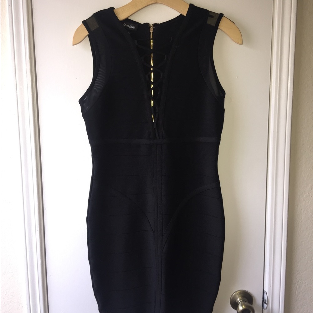 Bebe Lace Front Dress