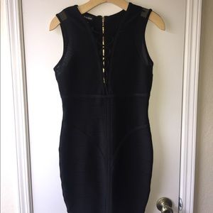 Bebe Lace Front Dress