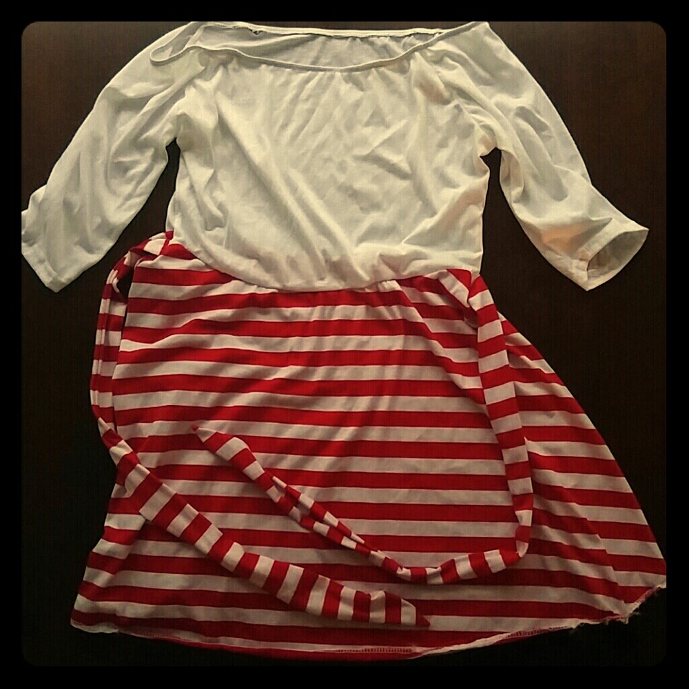 Pinup Juniors Striped Dress