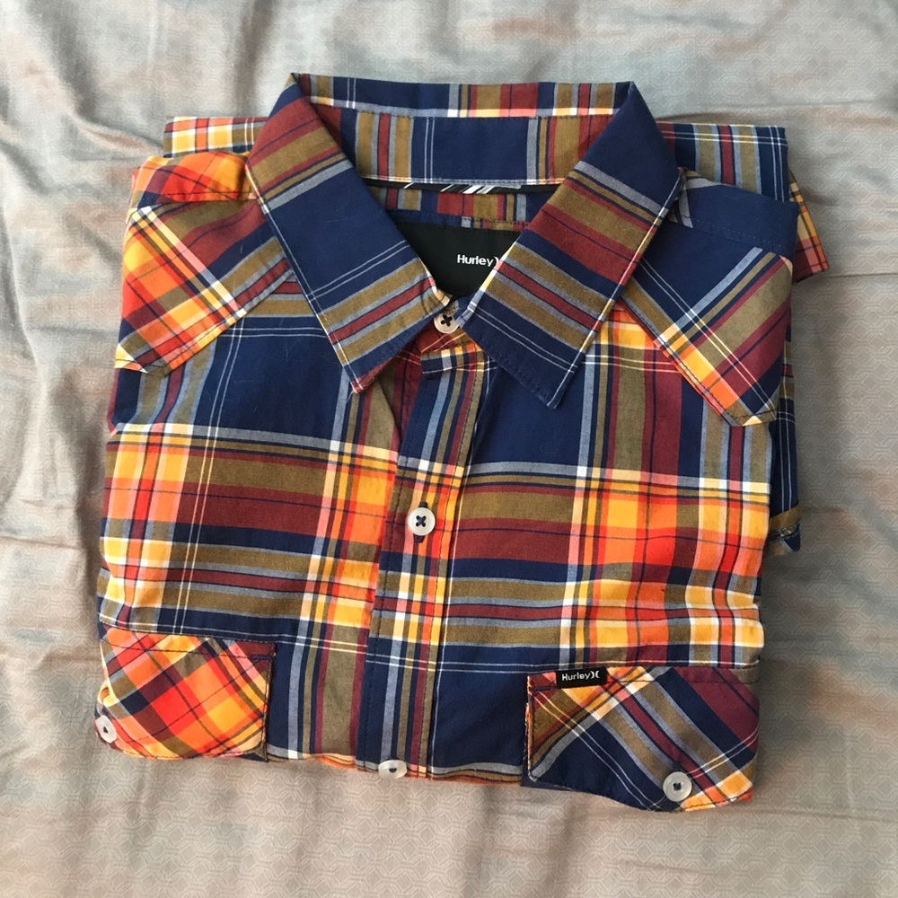 Hurley lightweight long sleeve button up