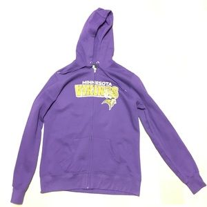Minnesota Vikings Hoodie Size Large