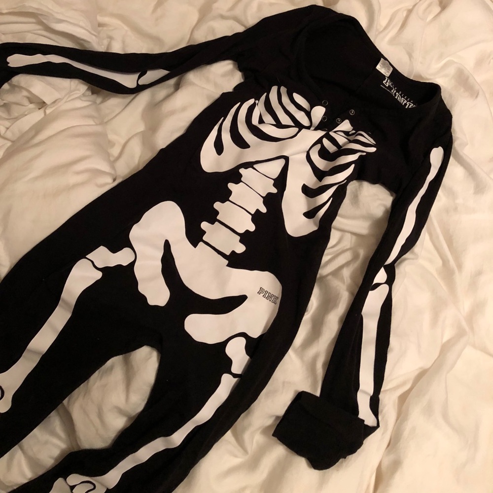 Pink Skeleton Onesie