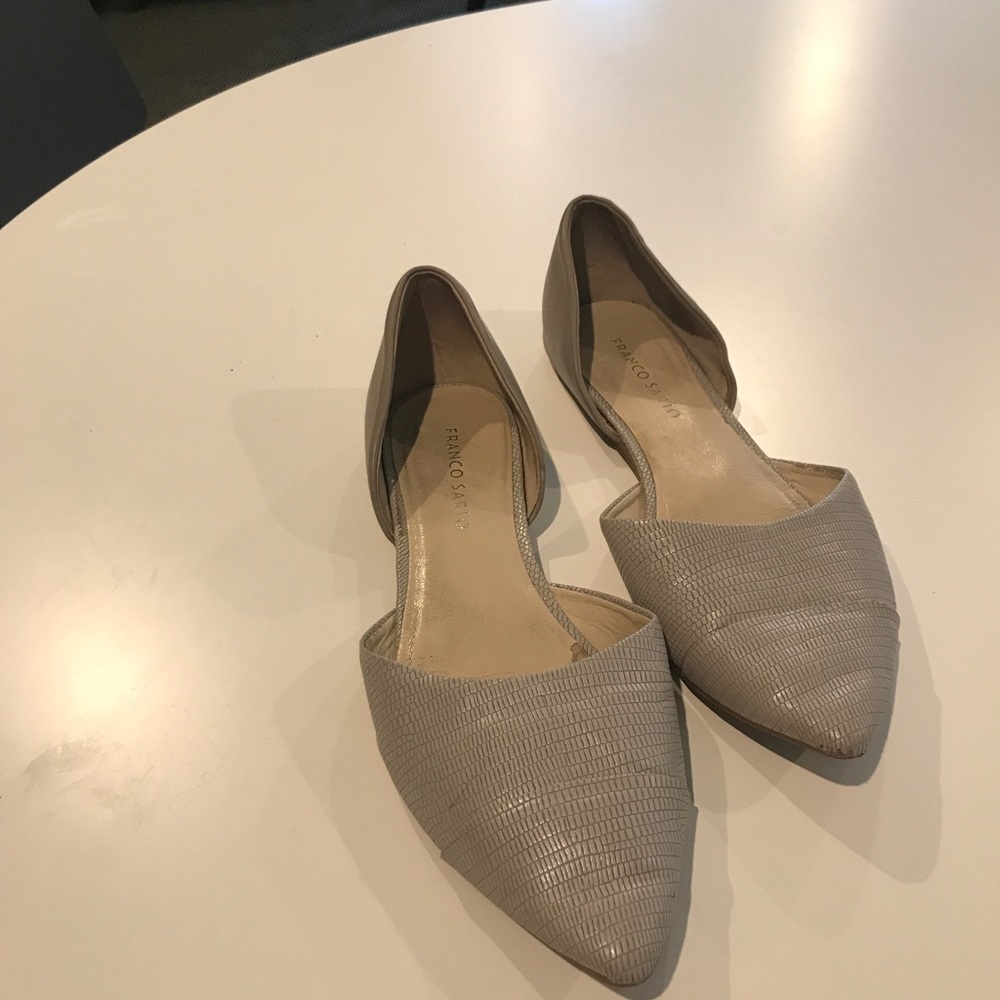 Franco Sarto Pointed Cutout Flats