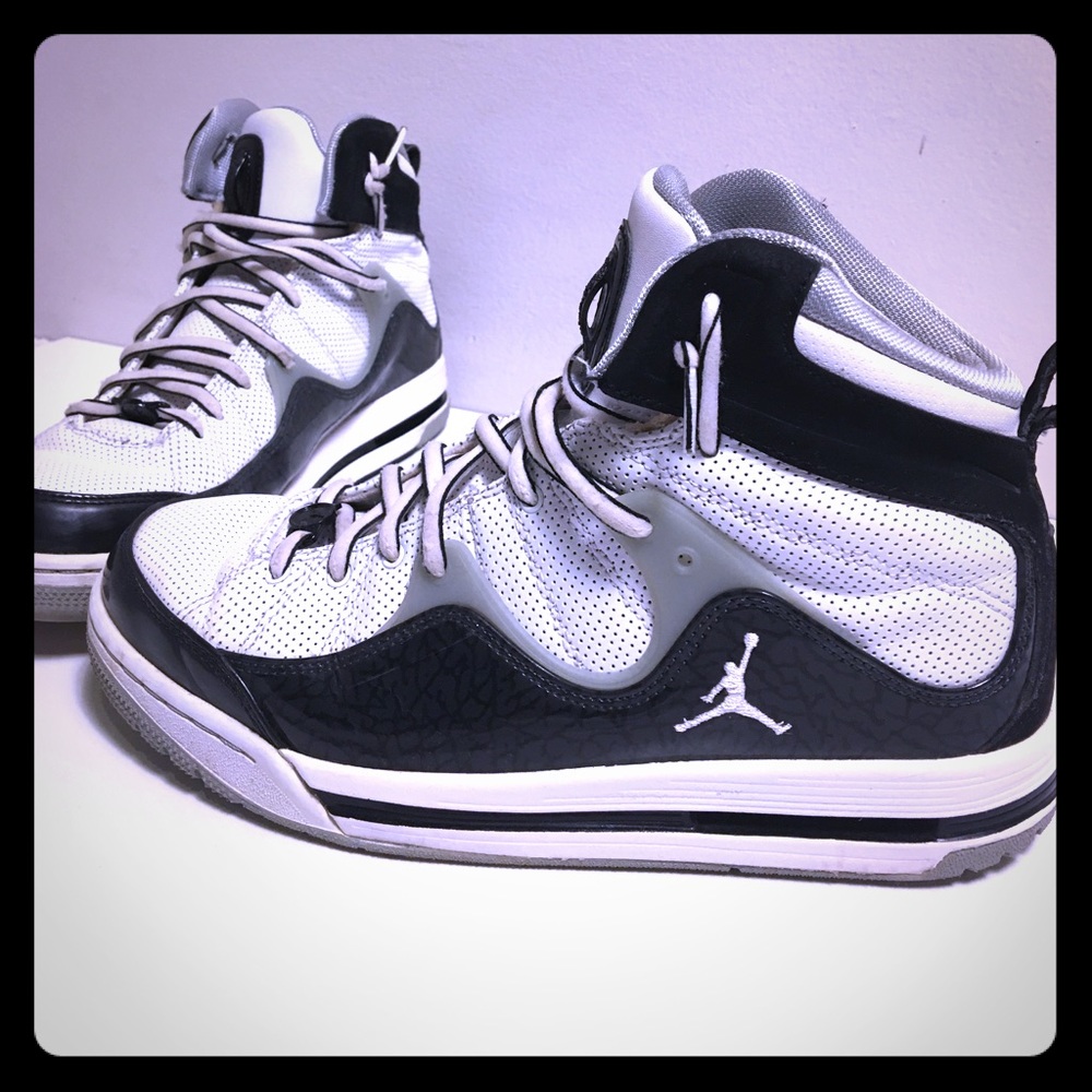 Jordan Nike Black & White Sneakers