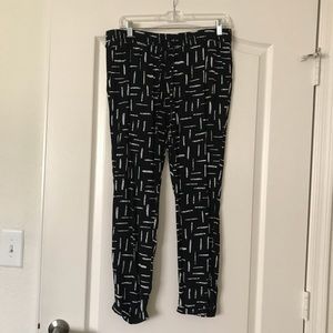 Ankle statement patterned pants