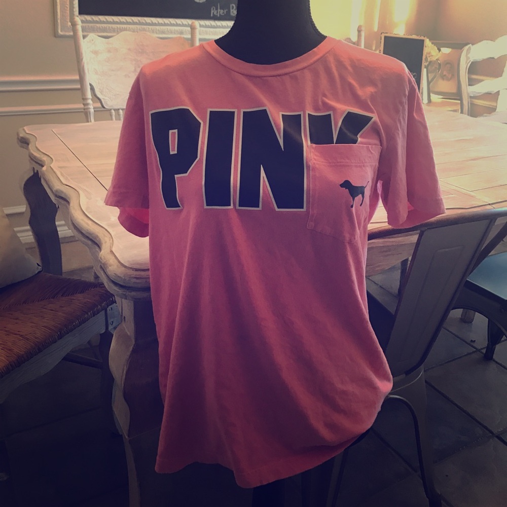 VS PINK campus tee