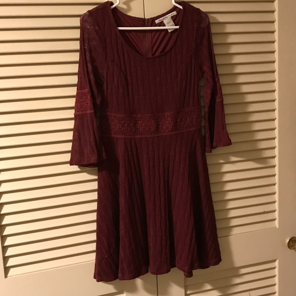 Maroon dress
