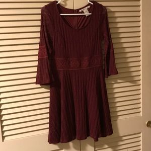 Maroon dress
