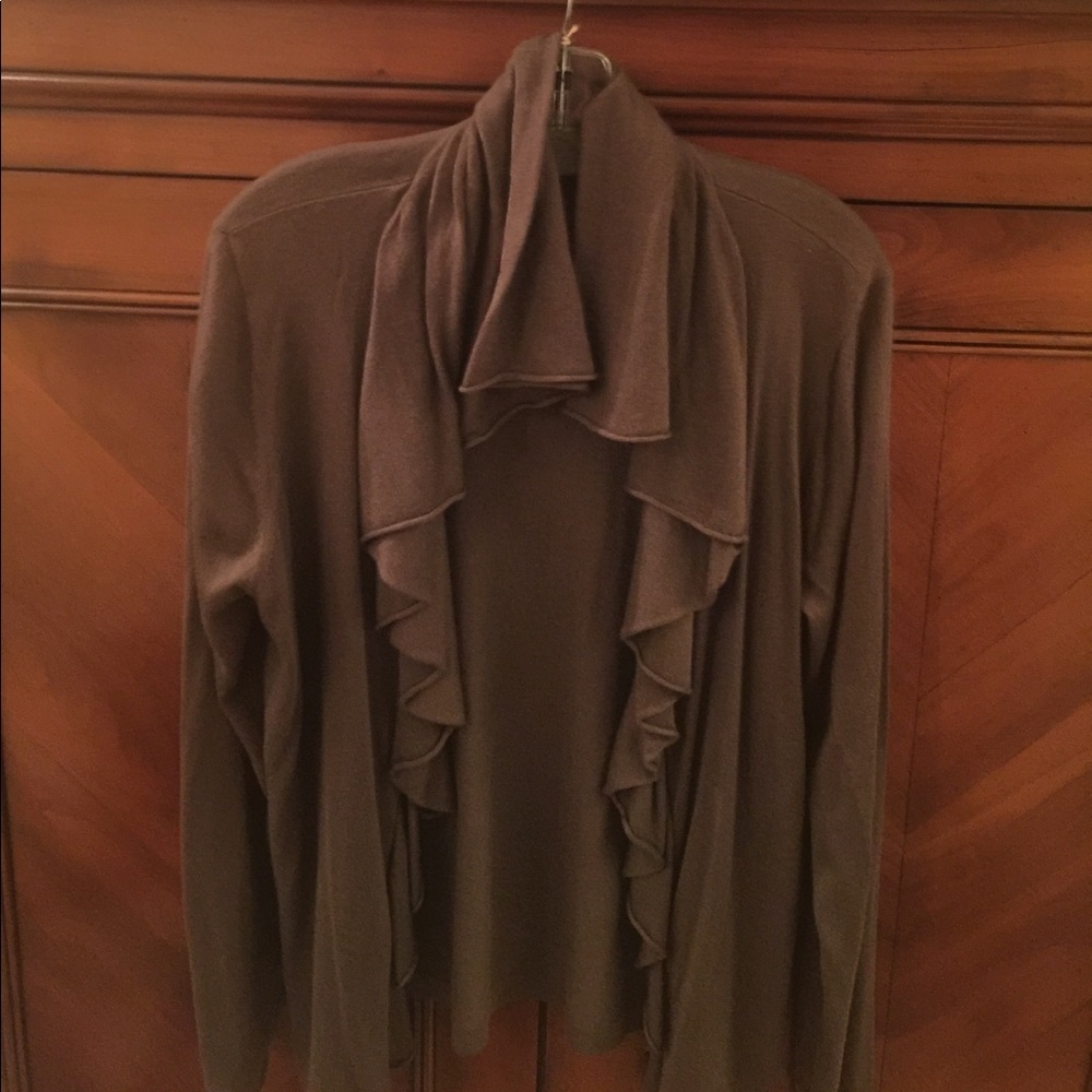 Tobacco sweater by Tahari