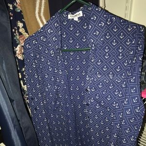 Portofino anchor blouse from Express