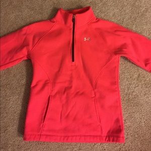 Kids YXS Under Armour quarter zip pull over