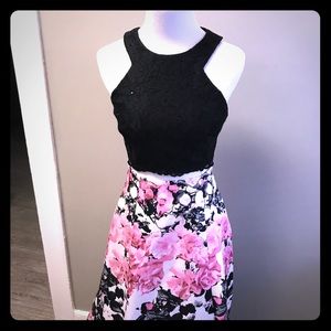 2 piece formal dress