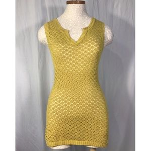 Athleta Green Top Cover Up