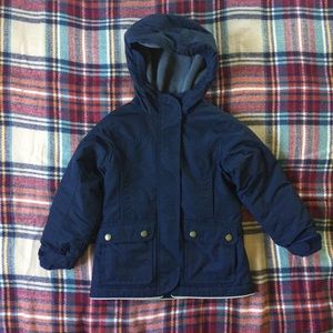Lands End Squall Parka Waterproof Navy