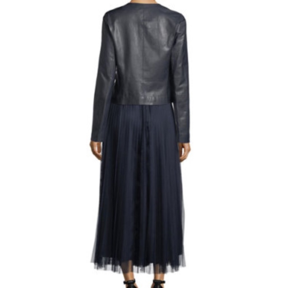 Lafayette 148 New York leather topper/jacket - Picture 1 of 8