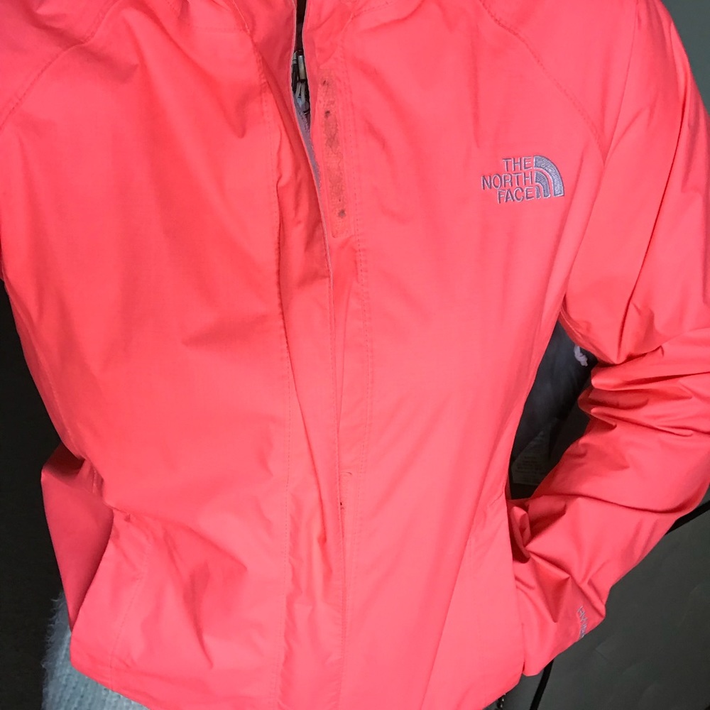 Hot pink North Face Venture Rain jacket XS