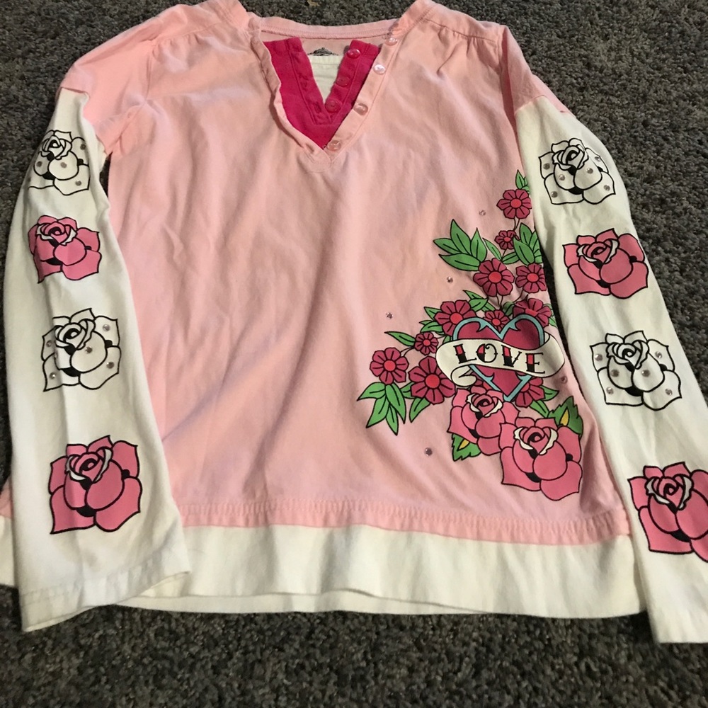 girls long sleeve tee