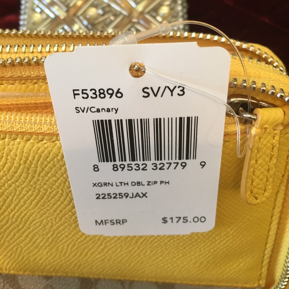 Yellow Coach wallet