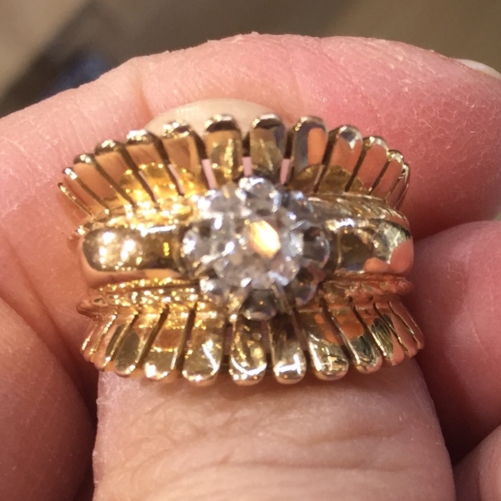 Gold and Diamond Ring