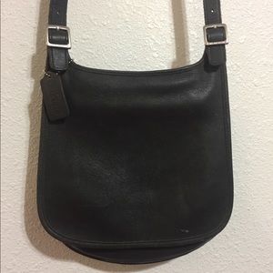 Vintage grey coach purse