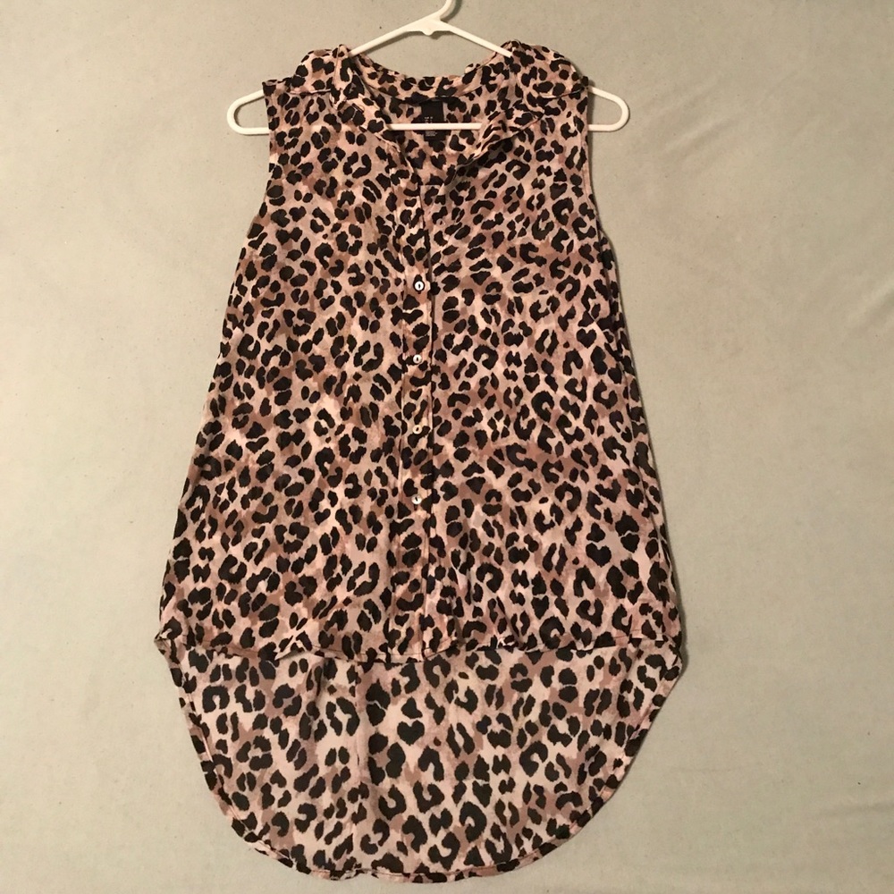 Cheetah tank top