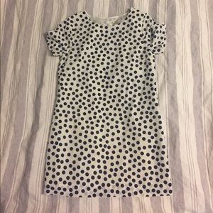 J.crew silk polka dot dress