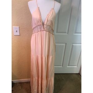 ♥️V- Day Sale!!!♥️  Peach Maxi Dress