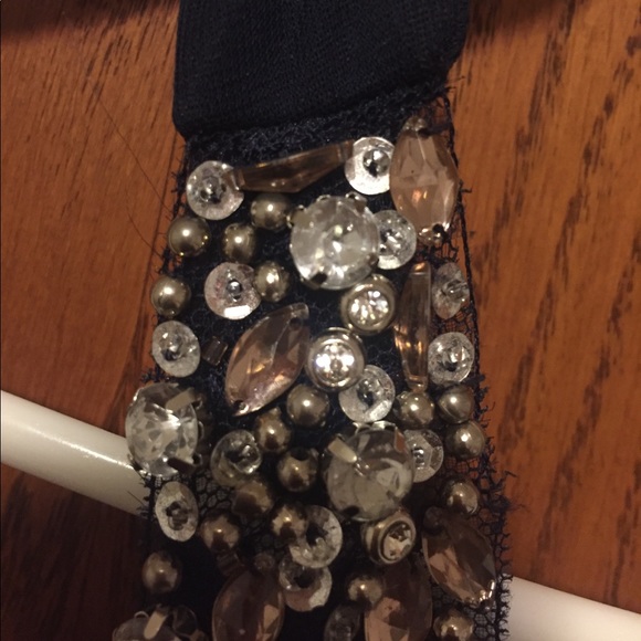 Jeweled one shoulder gown - Picture 6 of 7