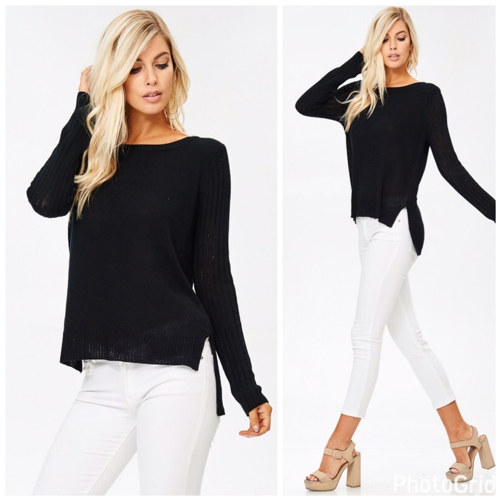 LAST 1! Stunning Crossover Lace Up Back Sweater! - Picture 2 of 2