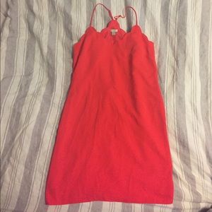 J.Crew Scallop Racerback Dress
