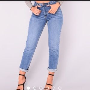 Mom jeans from fashion nova