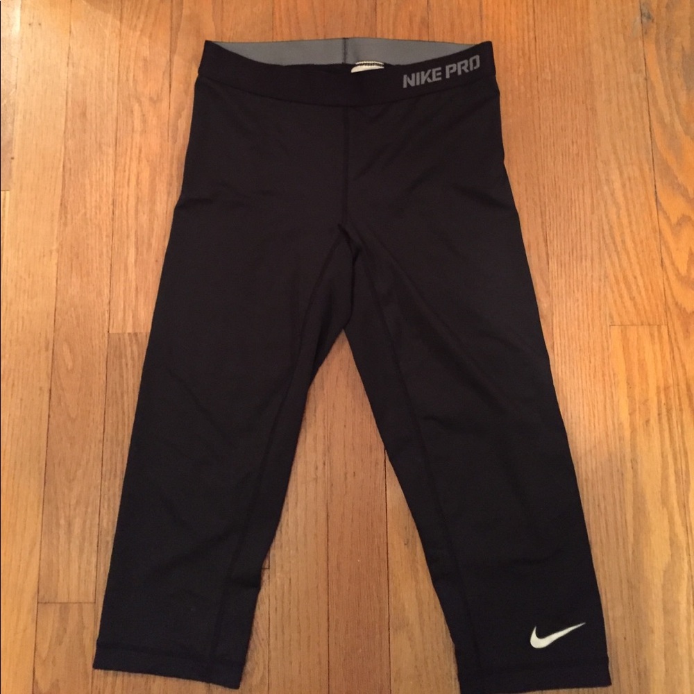 Nike Black Dri-fit crops