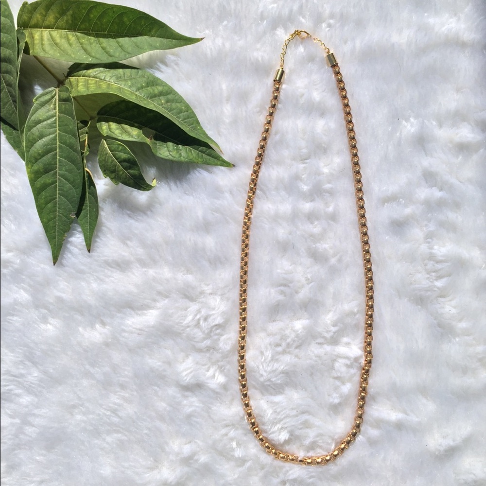  Unisex Gold Tone Rope Chain Necklace CCO