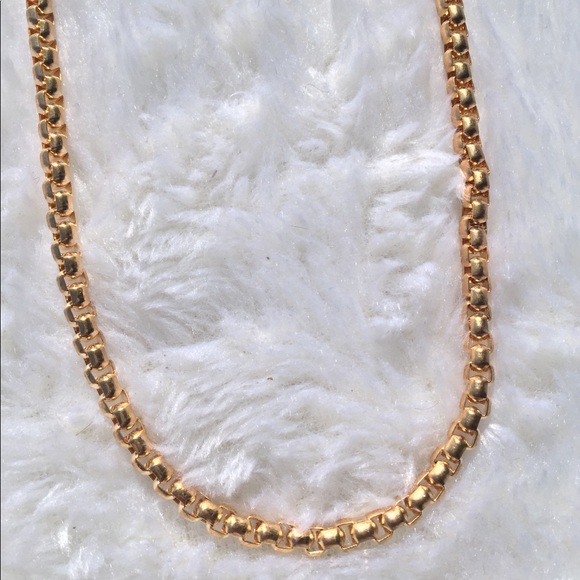  Unisex Gold Tone Rope Chain Necklace CCO - Picture 2 of 2
