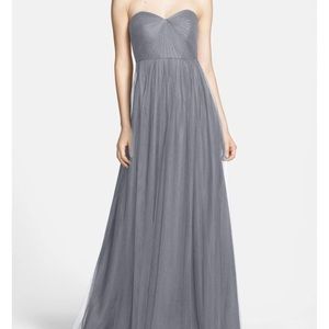 Jenny Yoo Anabelle dress in hydrangea.