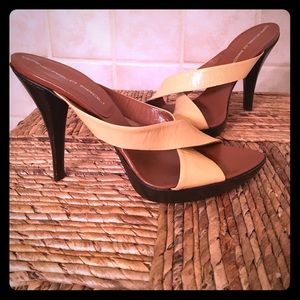 NWOT Giancarlo Paoli leather sandals in size 38.5